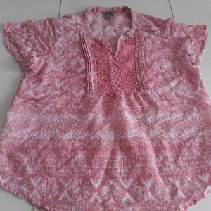 Vintage Pink Blouse